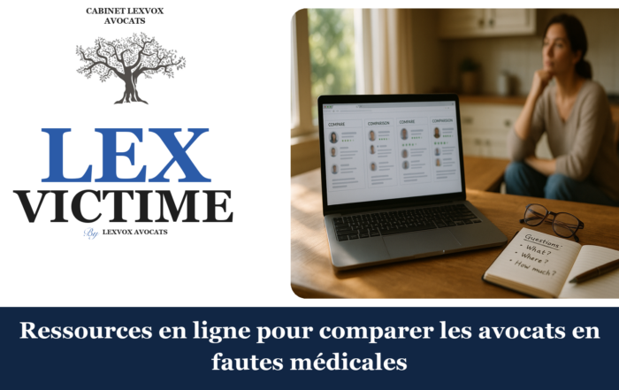 Ressources en ligne pour comparer les avocats en fautes médicales