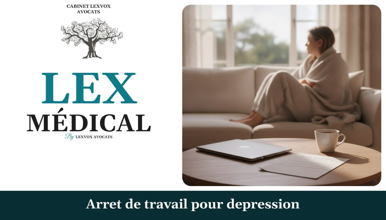 Arret de travail pour depression — cabinet LEXVOX Avocats, Arles