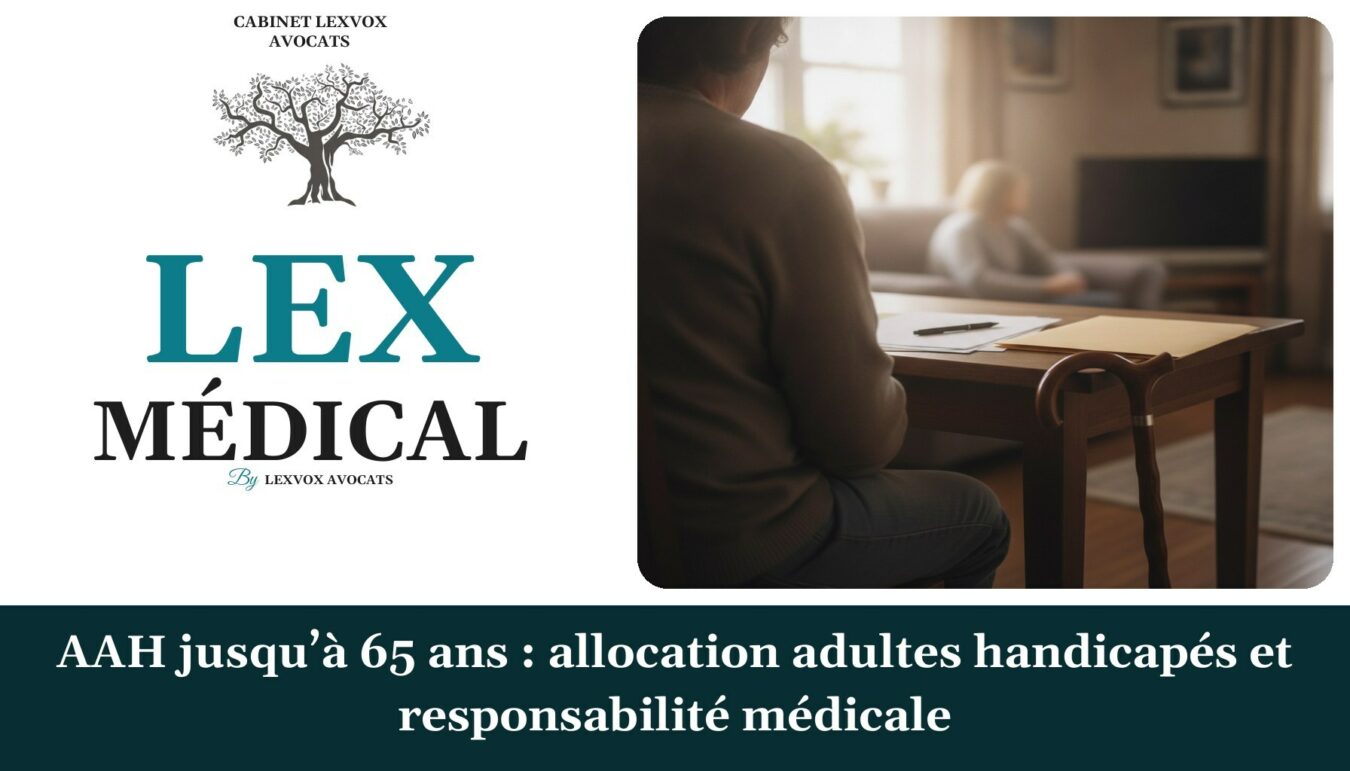 AAH jusqu’à 65 ans : allocation adultes handicapés et responsabilité médicale — cabinet LEXVOX Avocats, Salon-de-Provence
