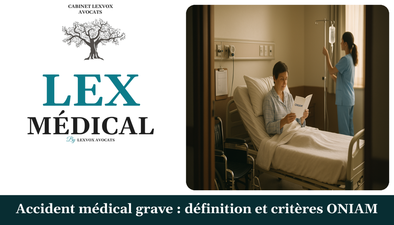Accident médical grave : définition et critères ONIAM