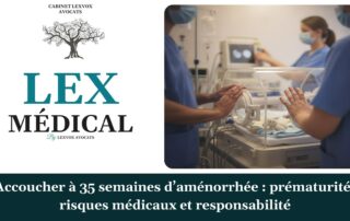 Accoucher à 35 semaines d’aménorrhée : prématurité, risques médicaux et responsabilité — cabinet LEXVOX Avocats, Arles