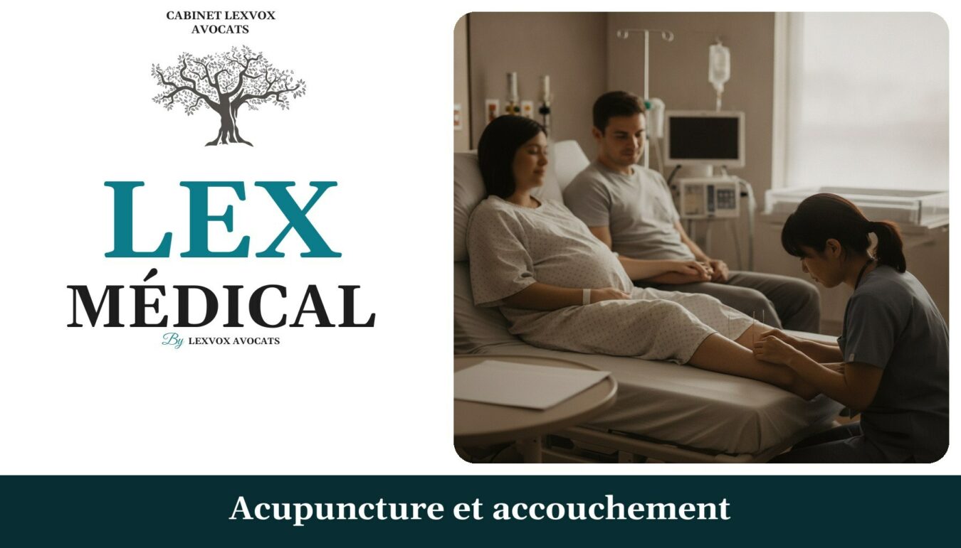 Acupuncture et accouchement — cabinet LEXVOX Avocats, Nîmes