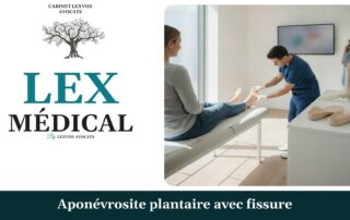 Aponévrosite plantaire avec fissure — cabinet LEXVOX Avocats, Salon-de-Provence