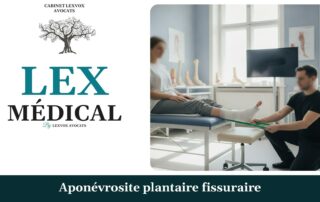 Aponévrosite plantaire fissuraire — cabinet LEXVOX Avocats, Marignane