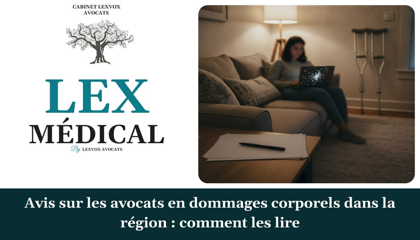 Avis sur les avocats en dommages corporels dans la région : comment les lire — cabinet LEXVOX Avocats, Aix-en-Provence