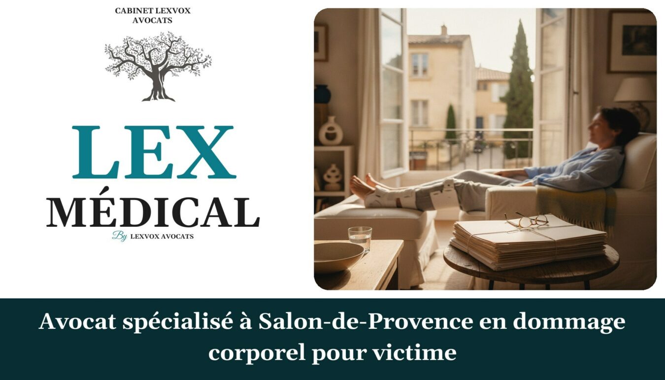 Avocat spécialisé à Salon-de-Provence en dommage corporel pour victime — cabinet LEXVOX Avocats, Salon-de-Provence