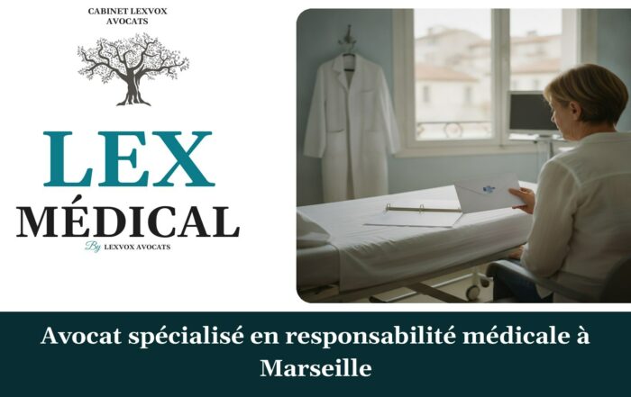 Avocat spécialisé en responsabilité médicale à Marseille — cabinet LEXVOX Avocats, Arles