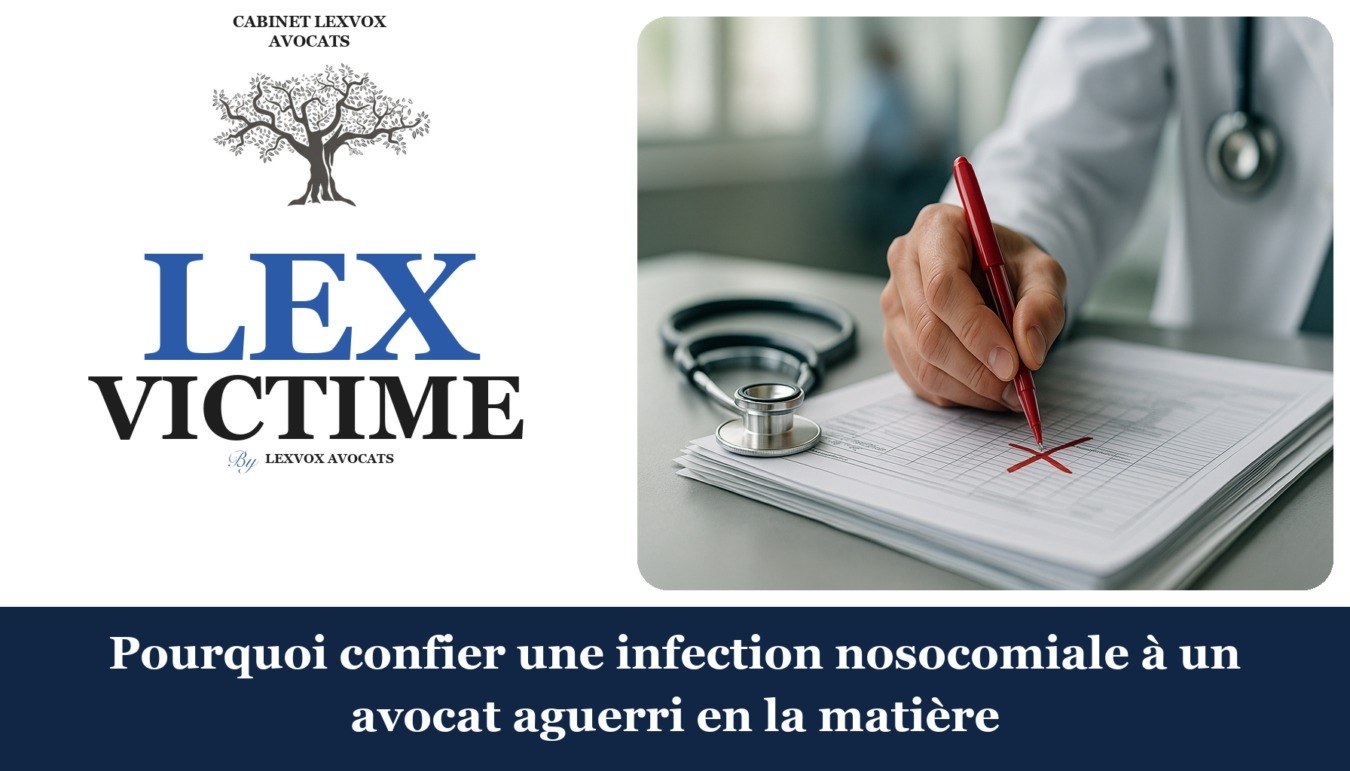 Pourquoi confier une infection nosocomiale à un avocat aguerri en la matière — cabinet LEXVOX Avocats, Aix-en-Provence