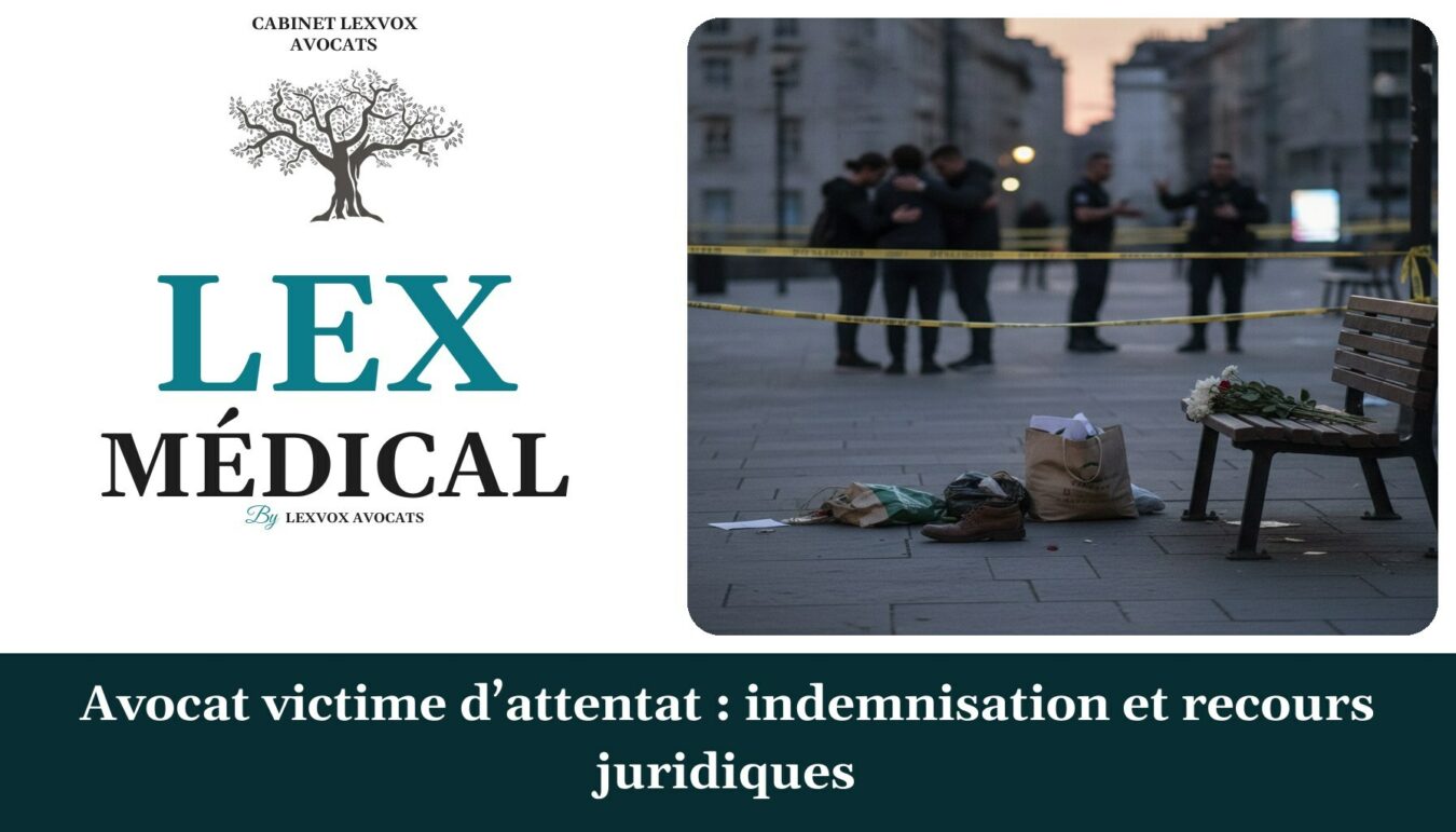 Avocat victime d’attentat : indemnisation et recours juridiques — cabinet LEXVOX Avocats, Salon-de-Provence