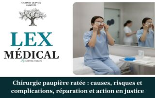 Chirurgie paupière ratée : causes, risques et complications, réparation et action en justice — cabinet LEXVOX Avocats, Marignane