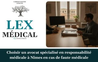 Choisir un avocat spécialisé en responsabilité médicale à Nîmes en cas de faute médicale — cabinet LEXVOX Avocats, Nîmes