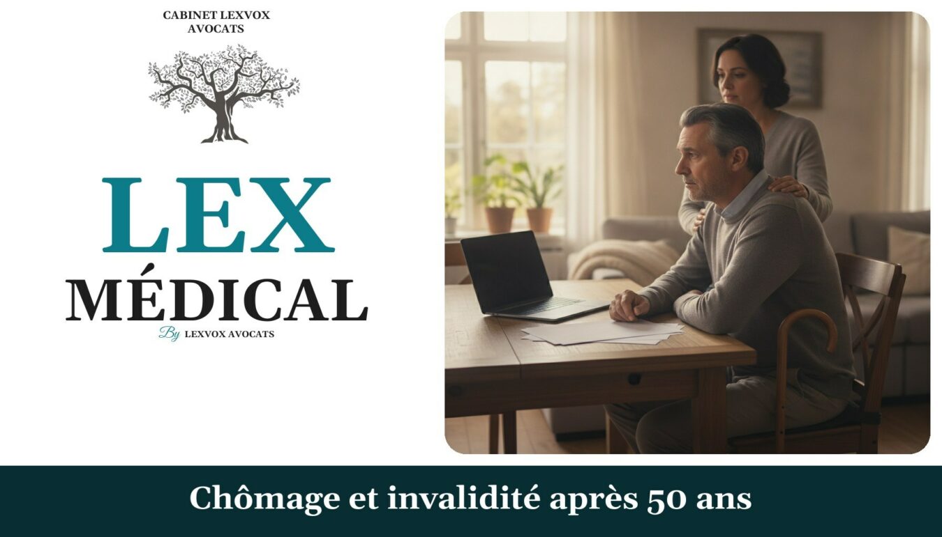 Chômage et invalidité après 50 ans — cabinet LEXVOX Avocats, Salon-de-Provence