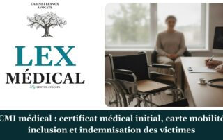 CMI médical : certificat médical initial, carte mobilité inclusion et indemnisation des victimes — cabinet LEXVOX Avocats, Nîmes