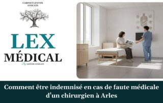 Comment être indemnisé en cas de faute médicale d’un chirurgien à Arles — cabinet LEXVOX Avocats, Arles