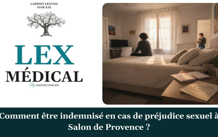 Comment être indemnisé en cas de préjudice sexuel à Salon de Provence ? — cabinet LEXVOX Avocats, Salon-de-Provence