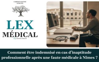 Comment être indemnisé en cas d’inaptitude professionnelle après une faute médicale à Nîmes ? — cabinet LEXVOX Avocats, Nîmes