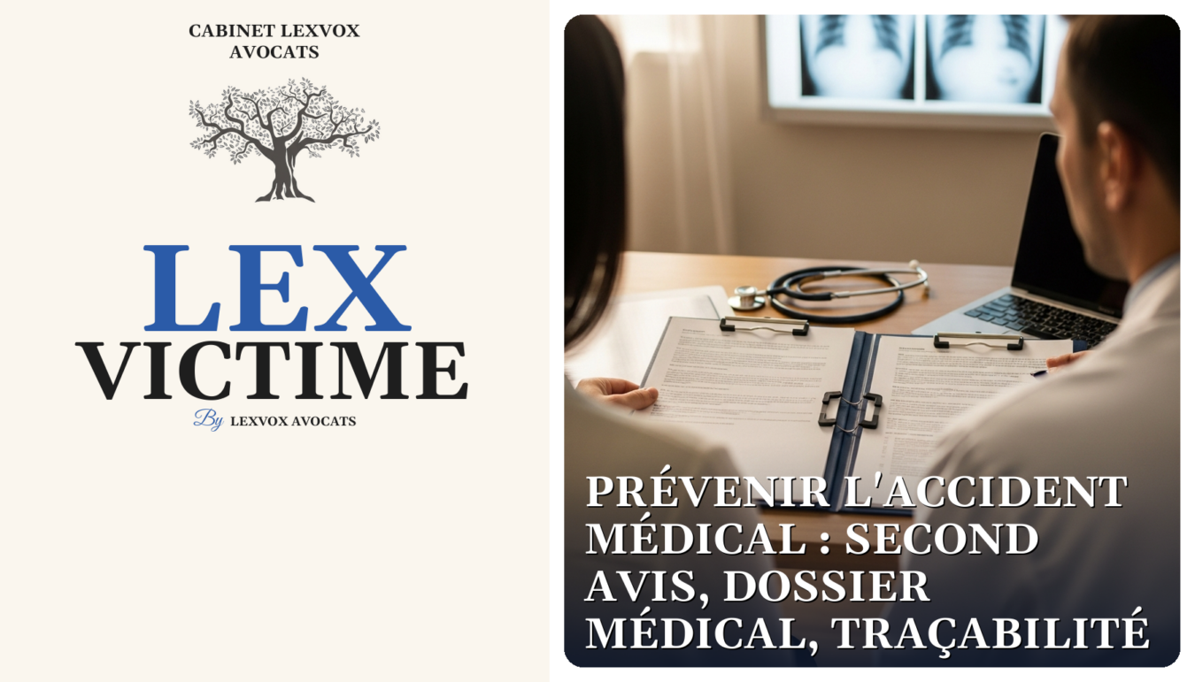 Prévenir l'accident médical : second avis, dossier médical, traçabilité