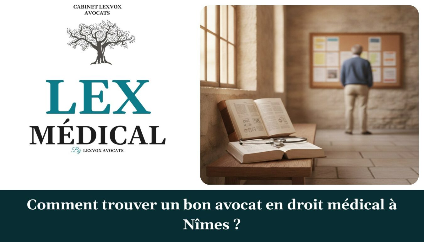 Comment trouver un bon avocat en droit médical à Nîmes ? — cabinet LEXVOX Avocats, Nîmes