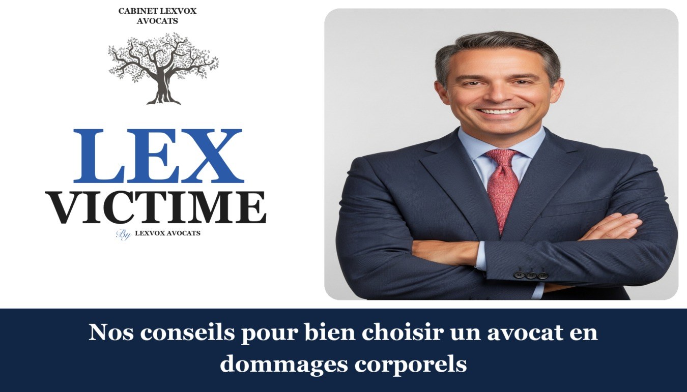 Nos conseils pour bien choisir un avocat en dommages corporels — cabinet LEXVOX Avocats, Aix-en-Provence