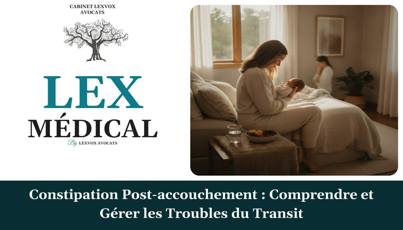 Constipation Post-accouchement : Comprendre et Gérer les Troubles du Transit — cabinet LEXVOX Avocats, Marignane