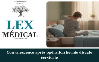 Convalescence après opération hernie discale cervicale — cabinet LEXVOX Avocats, Salon-de-Provence