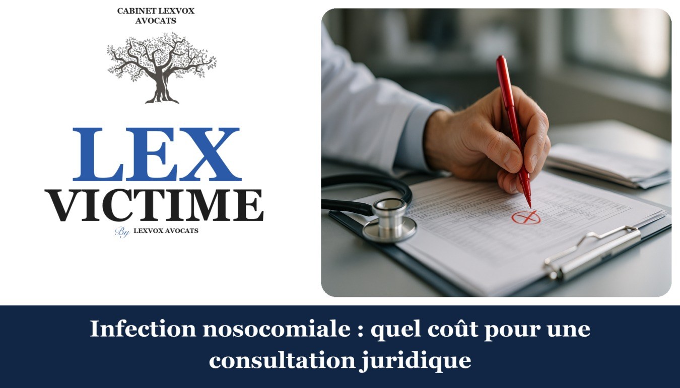 Infection nosocomiale : quel coût pour une consultation juridique — cabinet LEXVOX Avocats, Aix-en-Provence
