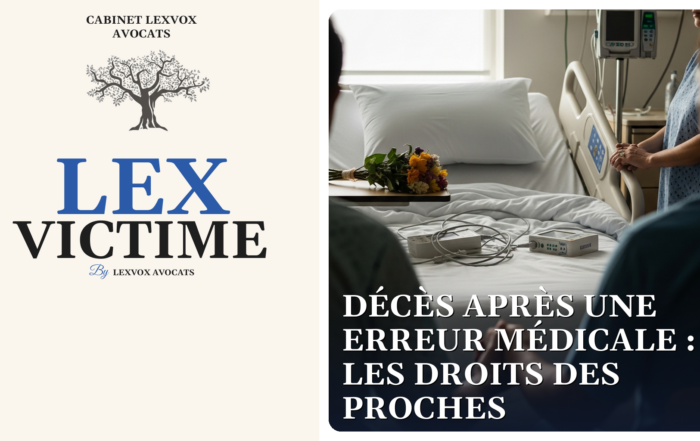 Décès après une erreur médicale : les droits des proches