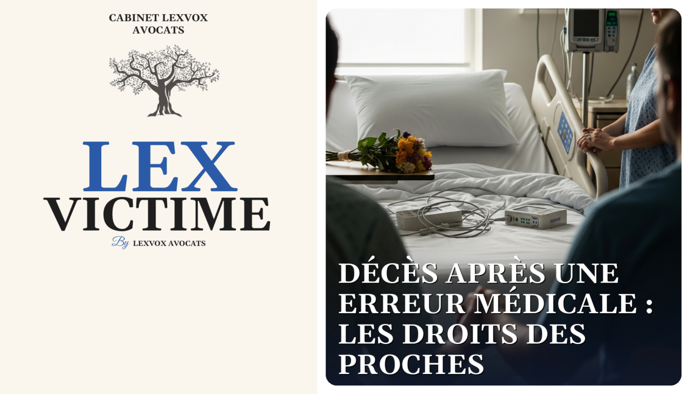 Décès après une erreur médicale : les droits des proches