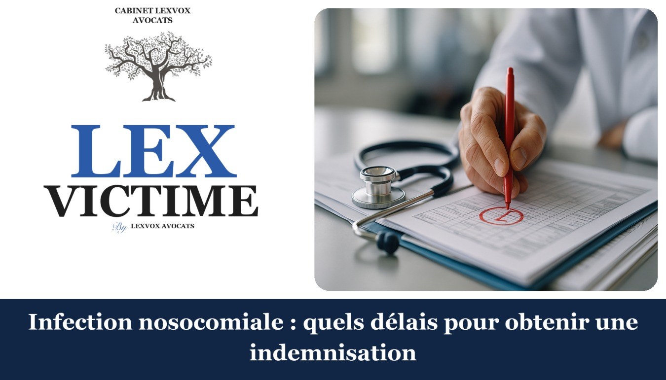 Infection nosocomiale : quels délais pour obtenir une indemnisation — cabinet LEXVOX Avocats, Aix-en-Provence