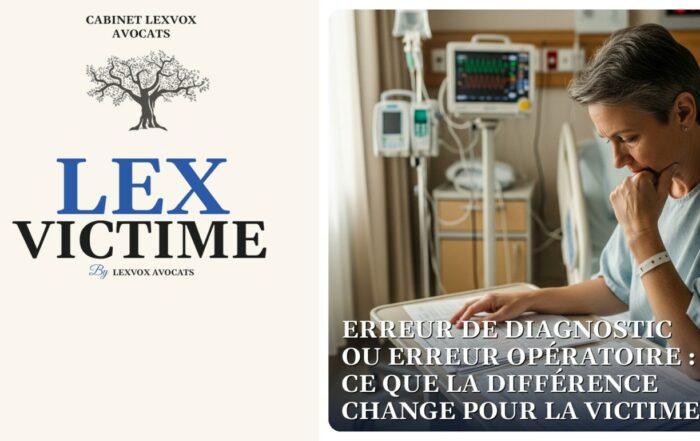Erreur de diagnostic ou erreur opératoire : ce que la différence change pour la victime — cabinet LEXVOX Avocats, Aix-en-Provence