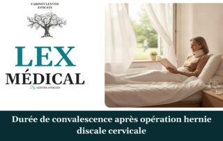 Durée de convalescence après opération hernie discale cervicale — cabinet LEXVOX Avocats, Salon-de-Provence
