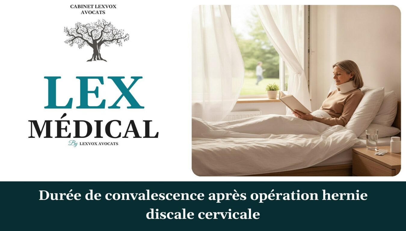 Durée de convalescence après opération hernie discale cervicale — cabinet LEXVOX Avocats, Salon-de-Provence
