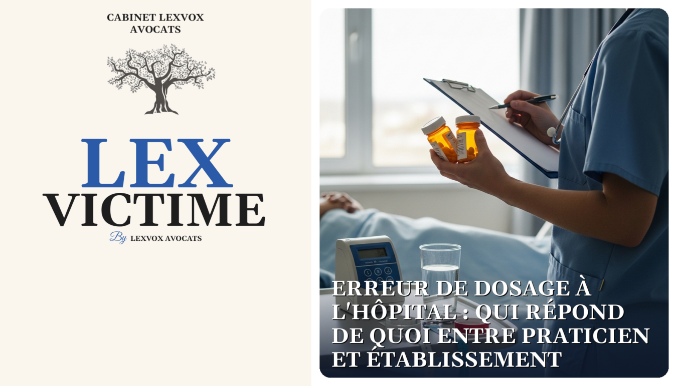 Erreur de dosage à l'hôpital : qui répond de quoi entre praticien et établissement