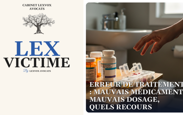 Erreur de traitement : mauvais médicament, mauvais dosage, quels recours