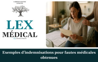 Exemples d'indemnisations pour fautes médicales obtenues