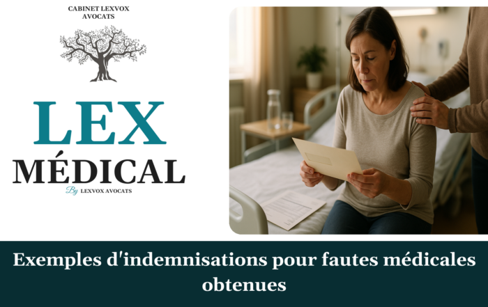 Exemples d'indemnisations pour fautes médicales obtenues