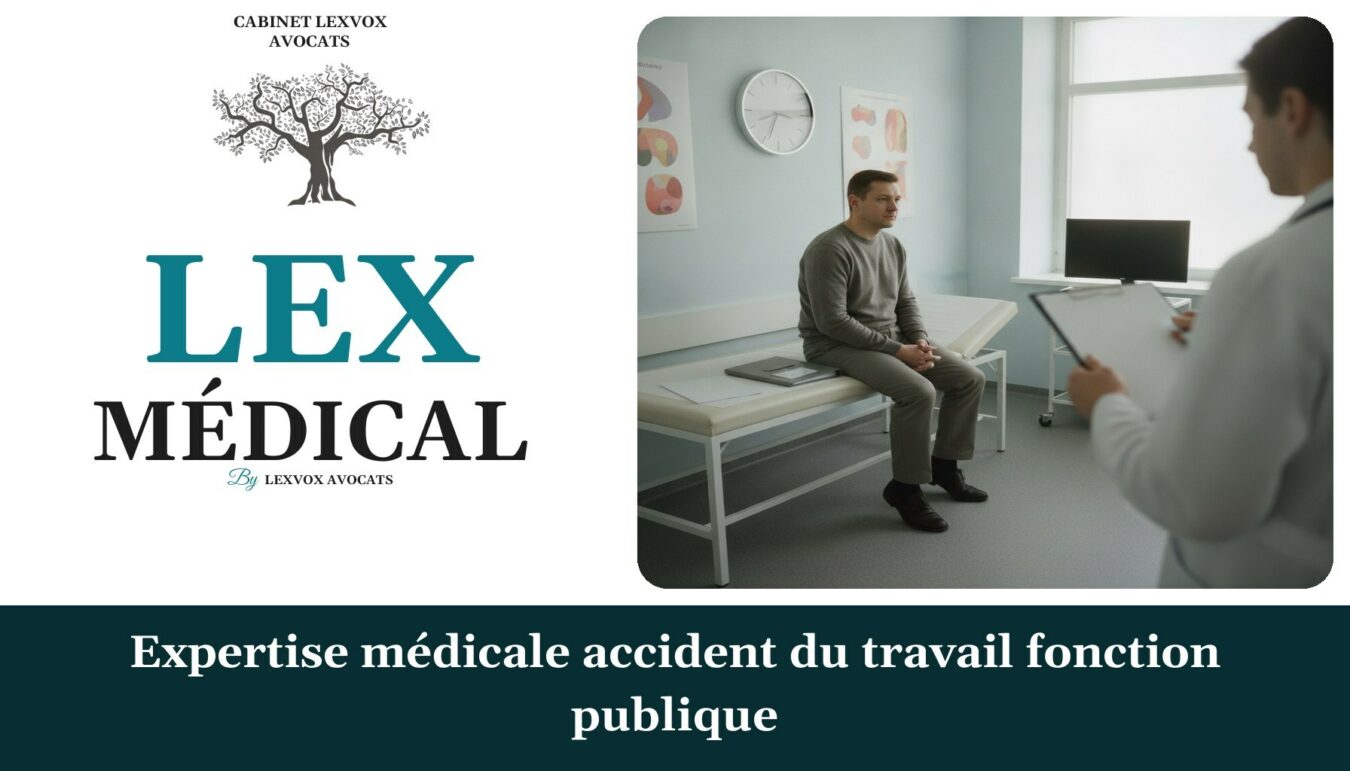 Expertise médicale accident du travail fonction publique — cabinet LEXVOX Avocats, Arles