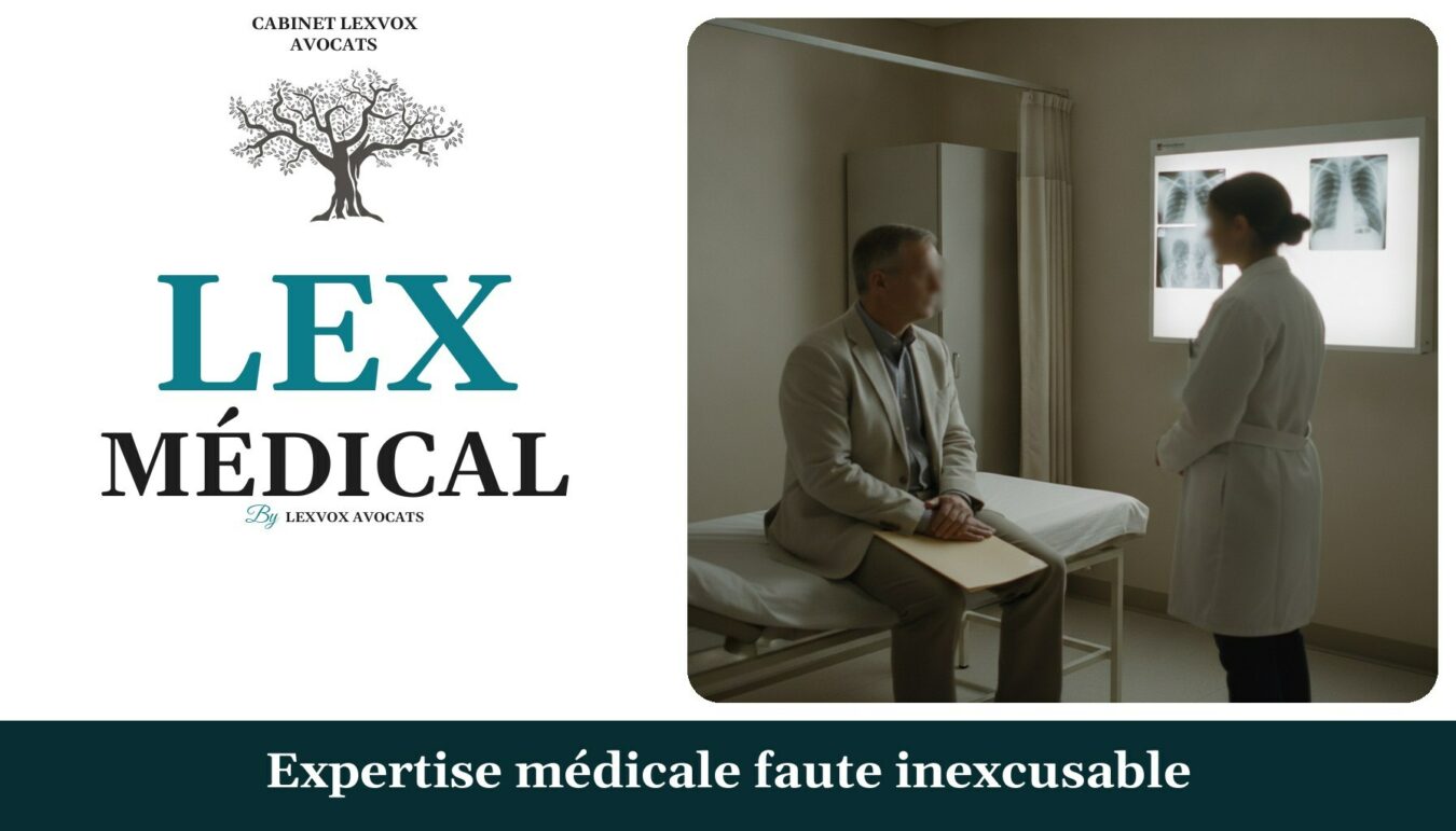 Expertise médicale faute inexcusable — cabinet LEXVOX Avocats, Marignane