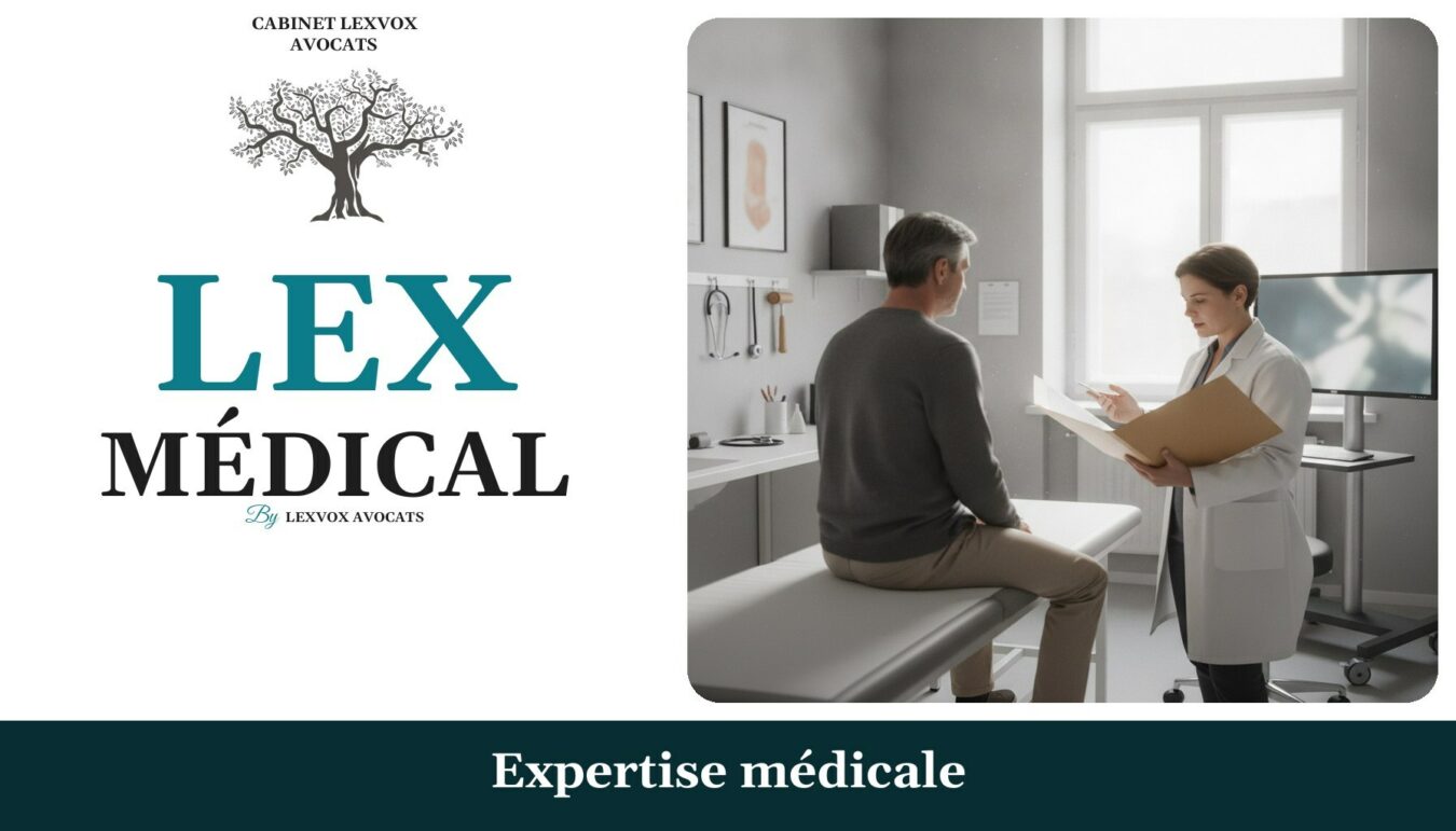 Expertise médicale — cabinet LEXVOX Avocats, Marignane