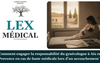 Comment engager la responsabilité du gynécologue à Aix en Provence en cas de faute médicale lors d’un accouchement ? — cabinet LEXVOX Avocats, Aix-en-Provence
