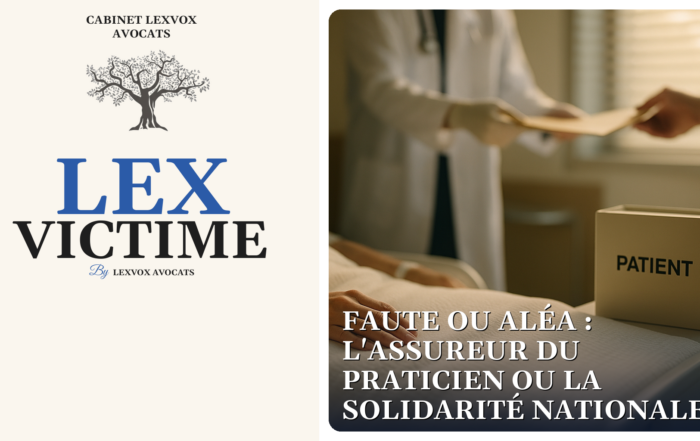 Faute ou aléa : l'assureur du praticien ou la solidarité nationale