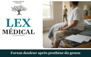 Forum douleur après prothèse du genou — cabinet LEXVOX Avocats, Nîmes