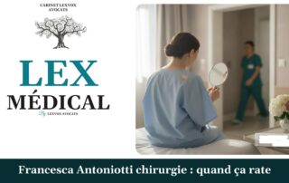 Francesca Antoniotti chirurgie : quand ça rate — cabinet LEXVOX Avocats, Nîmes