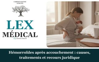 Hémorroïdes après accouchement : causes, traitements et recours juridique — cabinet LEXVOX Avocats, Aix-en-Provence