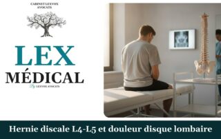 Hernie discale L4-L5 et douleur disque lombaire — cabinet LEXVOX Avocats, Marignane