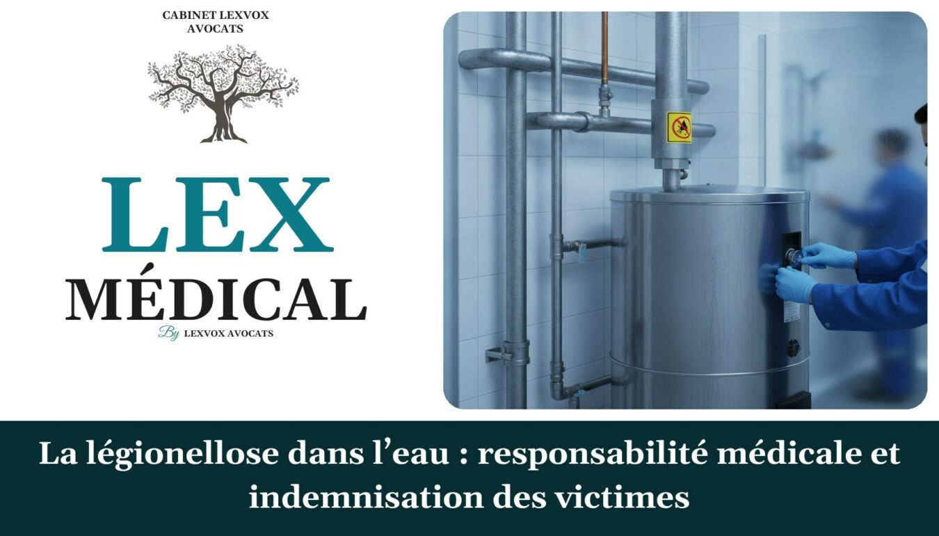 La légionellose dans l’eau : responsabilité médicale et indemnisation des victimes — cabinet LEXVOX Avocats, Aix-en-Provence