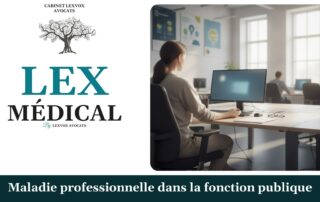 Maladie professionnelle dans la fonction publique — cabinet LEXVOX Avocats, Arles