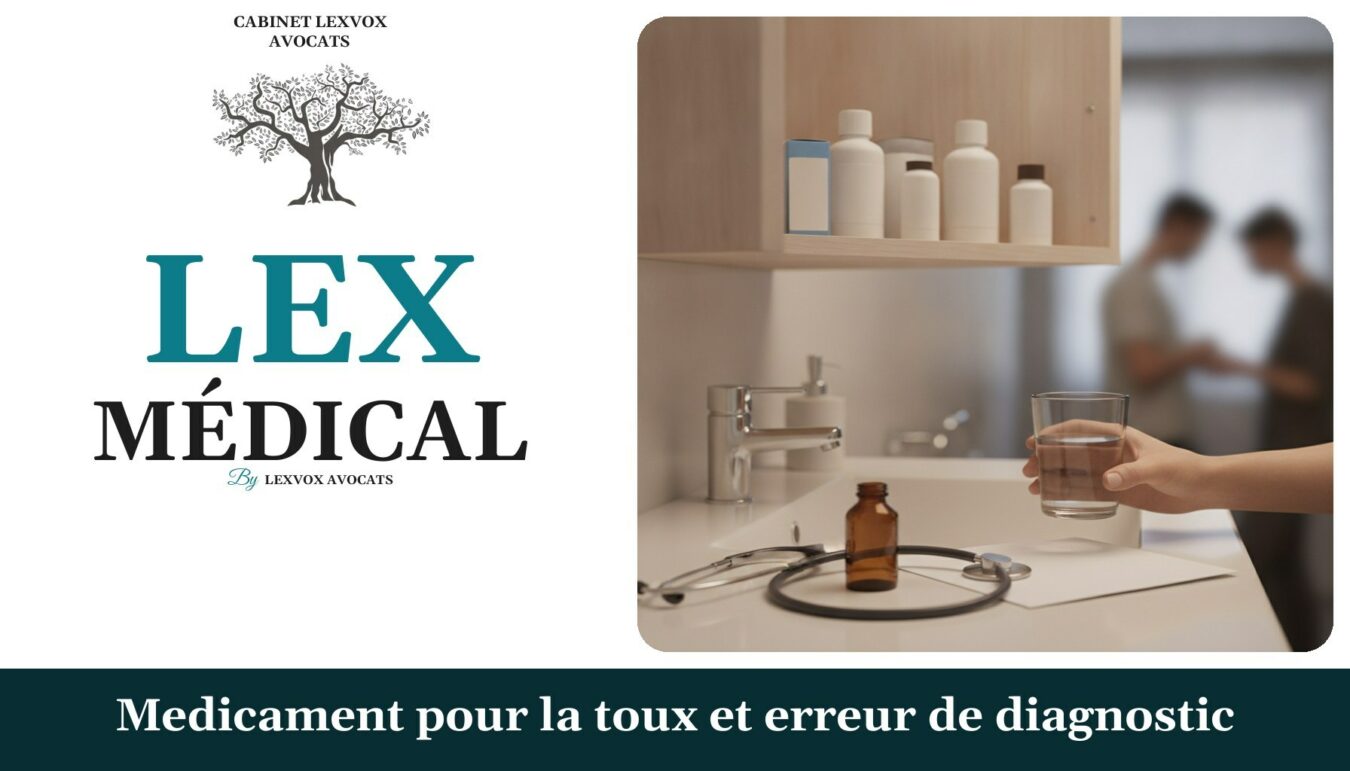 Medicament pour la toux et erreur de diagnostic — cabinet LEXVOX Avocats, Arles