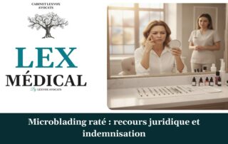 Microblading raté : recours juridique et indemnisation — cabinet LEXVOX Avocats, Aix-en-Provence