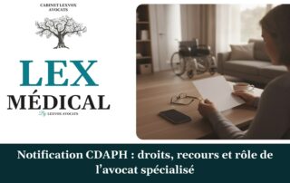 Notification CDAPH : droits, recours et rôle de l’avocat spécialisé — cabinet LEXVOX Avocats, Arles